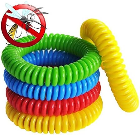 Mosquito Repellent Bracelets - 12 Pack - DEET-FREE Natural Wristbands - Resealable Bags For Extended Use