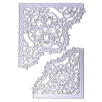 Danyerst Corner Metal Cutting Dies Stencil DIY Scrapbooking Embossing Paper Card Decor