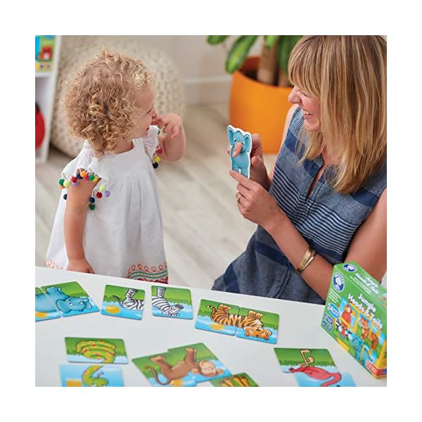 Orchard Toys Jungle Heads and Tails Game, Educational Game, 2 in 1 Activity, Educational Memory Game, Age 18 months…