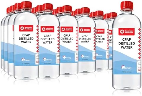 Resway Resway Distilled Water | 24 Pack 16.9oz H2O Travel Bottles for Resmed ...