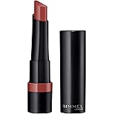 Rimmel Lasting Finish Matte Lipstick - All-Day Intense Lip Color with Exclusive Ruby and Diamond Complex - 180 Blushed Pink, .14oz