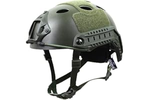 LEJUNJIE PJ Tactical Paintball Airsoft Helmet Fast Military Helmet with NVG Bracket and Side Guide Rail