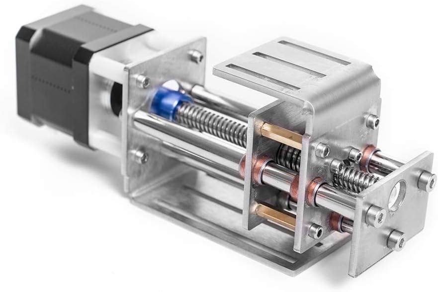 Uttiny Z-Axis Slide Module, 60mm/150mm Travel Length Stage Actuator With Stepper Motor For DIY CNC Router Parts X Y Z Linear Rail Guide And CNC Slide Stroke (150mm Travel Length)