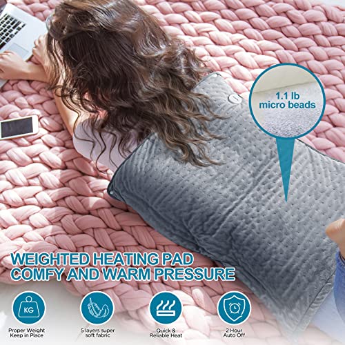 Heating Pad for Back Pain Relief XXL(19x33\