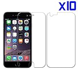 10Pcs LCD Clear front and back Screen Protector film for Apple iPhone 6 (4.7 inch)