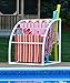 TowelMaid Original Made in The USA Curved 7 Bar Freestanding Outdoor Poolside Towel Rack
