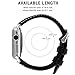 Apple Watch Bands 42mm, Fullmosa Bosin Series Calf Leather Strap Replacement Band with Stainless Metal Clasp for Apple Watch Series 1 Series 2,Black