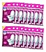 GoHygiene Disposable Paper Toilet Seat Covers 200-Count Pocket Size Travel Packs