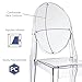 Modway Casper Modern Acrylic Stacking Kitchen and Dining Room Chair in Clear - Fully Assembled