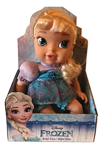 Disney Frozen Baby Elsa Doll Blue Crown/Thumb
