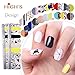 HIGH'S EXTRE Adhesion 20pcs Nail Art Transfer Decals Sticker Design Series The Cocktail Collection Manicure DIY Nail Polish Strips Wraps for Wedding,Party,Shopping,Travelling (Dreamscapes)