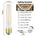 LEOOLS Led Frosted Bulb T10 Dimmable 12W Led Tubular Bulbs, 80-100 Watt Incandescent Bulb Equivalent 2700K Warm White,Frosted Glass Shape Appliance Light Bulbs,3 Pack.