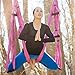Summerease Yoga Swing/Hammock and Yoga Wheel Set: Antigravity Trapeze Includes 2 Hanging Straps and Hardware. Bonus 12X5 Dharma Wheel, Perfect for Inversion and Flexibility (Yoga Swing and Wheel)