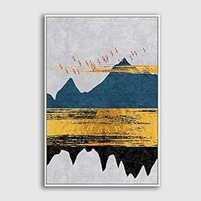 SIGNFORD Framed Canvas Home Artwork Decoration Abstract Scenery...