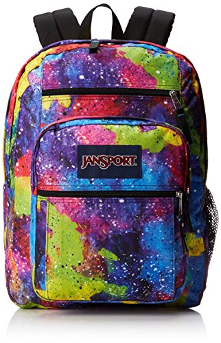 Jansport big student backpack - multi neon galaxy / 17.…