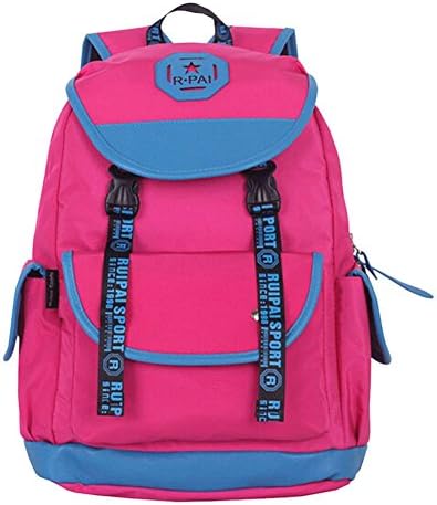 TOOFREE Unisex Travel Leisure Schoolbags Kids Large Capacity Camping Backpacks Rose