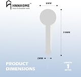 HNNHOME White Shower Screen Seal Strip for Folding Doors 1 Meter Soft Rubber view 3