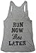 Friendly Oak Women's Run Now Wine Later Fitness Tank top