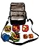 Trained Sports 7 Piece PORTION CONTROL CONTAINERS Kit with COMPLETE GUIDE eBook Delivered By Email, Multi-Colored Coded System, 100% Leak Proof, Free Hot and Cold Carry Storage Bag.