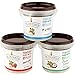 PB Trimmed Powdered Peanut Butter 6.5 oz Container (3-Pack) PB & Jelly + Toasted Coconut + PURE PB