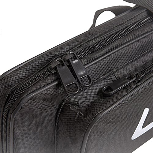 lennonsi Kleine Allround Rutentasche, Angeltasche Angeltaschen Rutentaschen 600D Oxford Cloth, Schwarz (80cm) – Bild 4