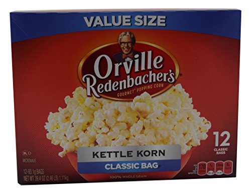 Orville Redenbachers Kettle Korn Classic Bag, 12-Count Box