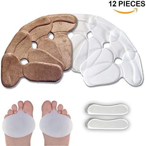 High Heel Pads, Heel Liner Inserts, Metatarsal shoe cushion for women (12 PCS)