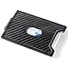 Secure Slim Carbon Fiber Money Clip Wallet RFID EDC Card Holder