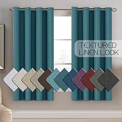 Amazon Com H Versailtex Linen Curtains Room Darkening Light