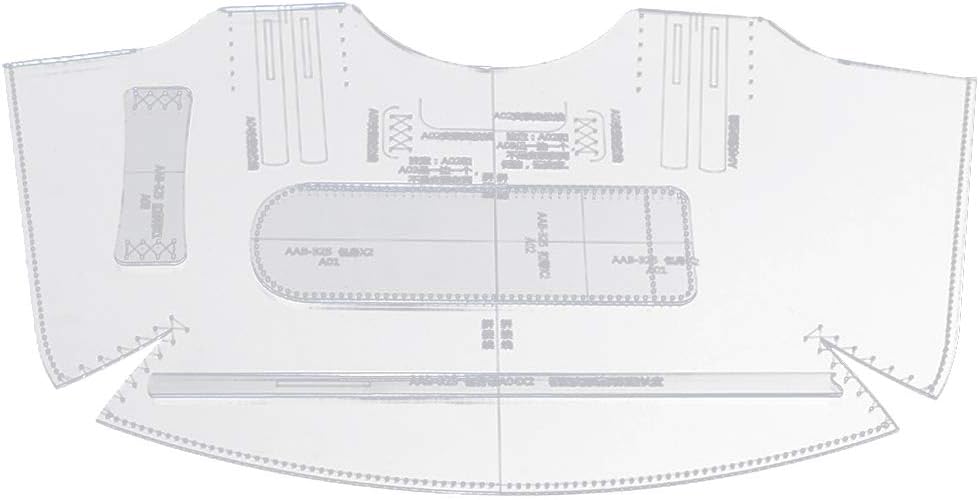 Baoblaze 5pcs Set Taschen Schablonen Tasche Selber Nahen Vorlage Aus Acryl Fur Anfanger Basteln Malen Handarbeiten Formen