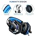 Water-chestnut Gaming Headset, Stereo Bass Noise Cancelling Over-Ear Headphone, with LED Light On It, USB Wired Gaming Headsets for A Variety of Games for PC, Computer, Mobile Phonesthumb 2