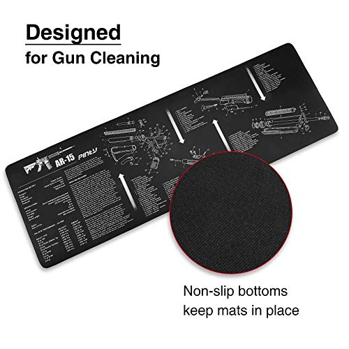 Pinty Gun Cleaning Pad Gun Mat Double Thickness Cleaning 12” x 36