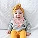 Nasjac Baby Bandana Drool Bibs, 8 Unisex Organic Cotton Absorbent Drooling Bibs