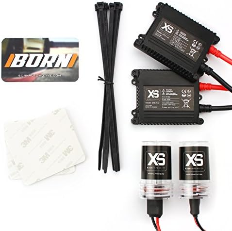 9007 (HB5) (9004) Bi-Xenon (High/Low) 4300K Xenon Headlight Conversion Kit featuring Xenon Bulbs - Replaces Halogen Bulbs & HID Bulbs - Auto Parts for Cars & Trucks - All in One Conversion Kit