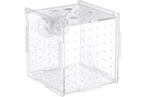 Fish Breeding Box- Box Hatchery Incubator Aquarium Fish Breeding Boxes Divider Hatching Boxes Accessory for Small Shrimp Clow