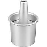 CALLARON Mini Angel Food Pan Cake Pan 4inch NonStick Chiffon Tube Pan with Removable Bottom for Oven and Baking