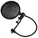LyxPro Kit: Large Diaphragm Cardioid Condenser Microphone, Sound Absorbing Panel, Pop Filter, Shockmount, Cable, Windscreen, Case