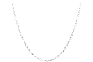 COZMOS SOLID CHAINS 1mm thick solid sterling silver 925 Italian TRACE chain necklace chocker bracelet anklet with spring ring clasp jewelry - 15, 20, 25, 30, 35, 40, 45, 50, 55, 60, 65, 70, 75, 80, 85, 90, 95, 100cm