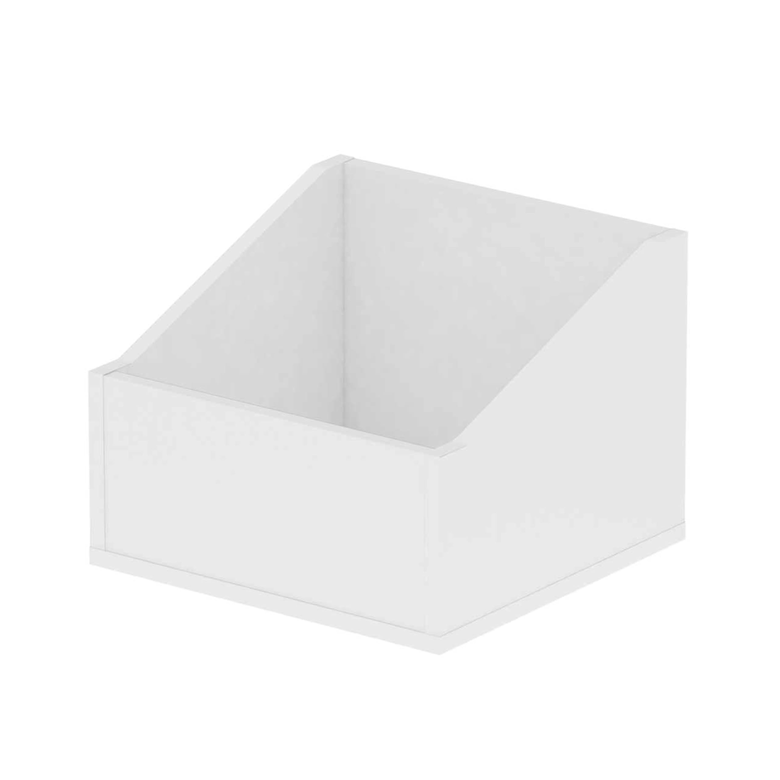 Glorious Record Box Advanced White 110 - up to 110 plates in 12 inch format, optically coordinated, delivered without decoration, white