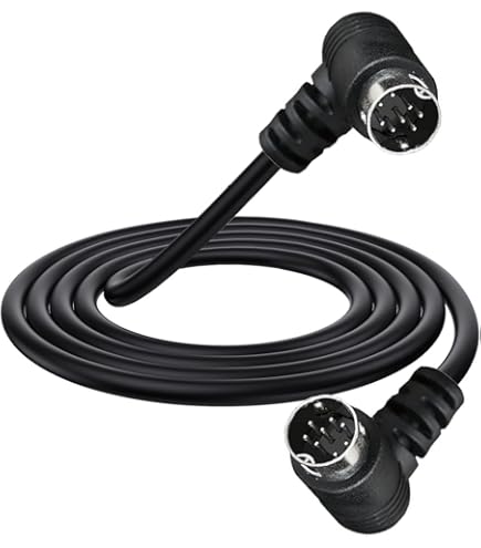 SYSTEM-S S-Video Câble DIN 4 Broches Mâle Vers Mâle Noir 150 Cm