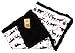 Dear Baby Gear Baby Blankets, Woodland Adventure Bear Moose Lumberjack Plaid, Minky Black, 32 Inches by 32 Inches