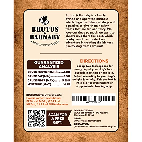 BRUTUS & BARNABY Dog Food Toppers for Picky Eaters All Natural, Vegan