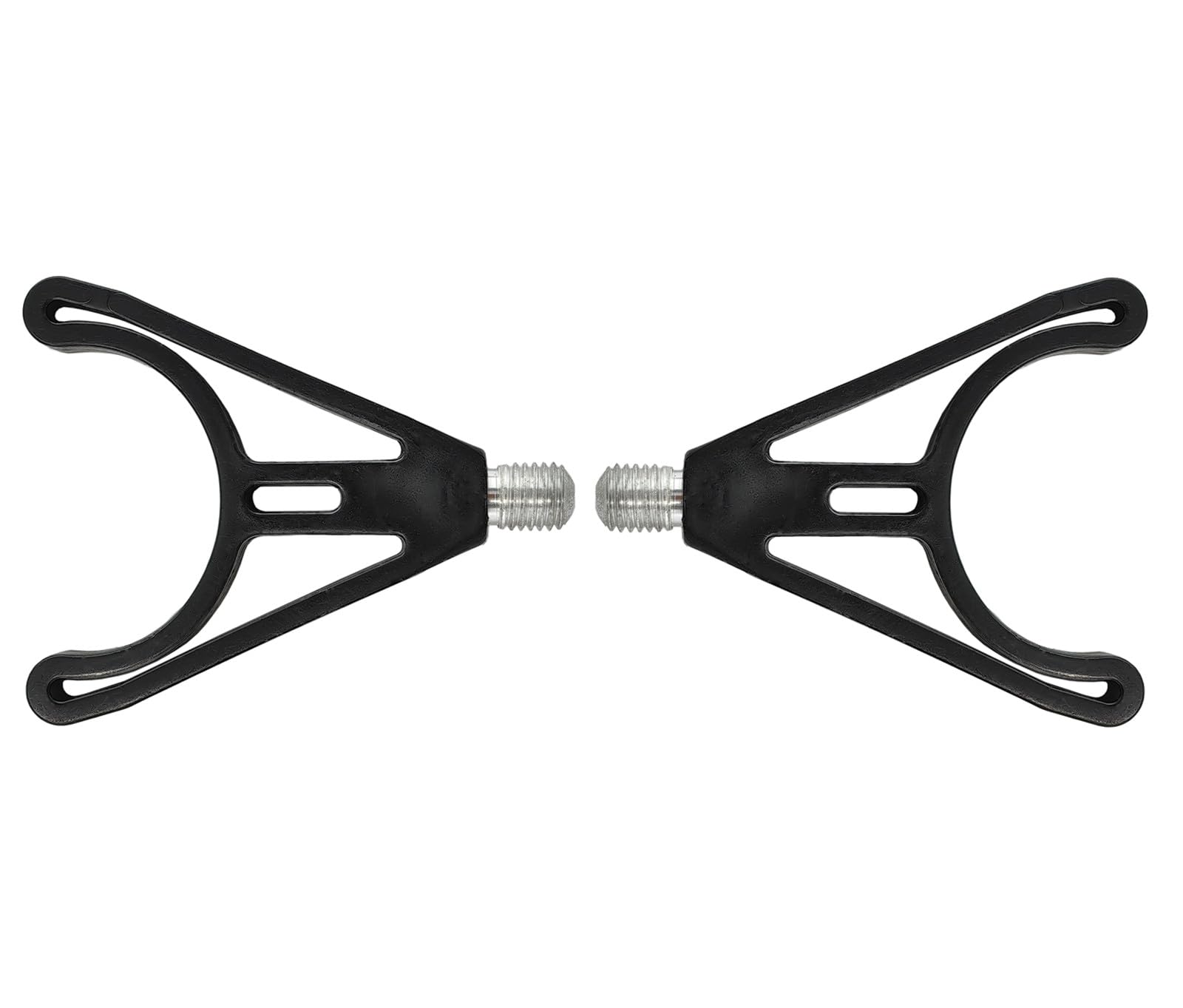 Drchoer 2pcs Plastic V Rod Rests/Front Rests/Butt Rests/Back Rests to hold your carp/course/match fishing rods Carp Fishing Tackle Gripper Rest Thread M3/8