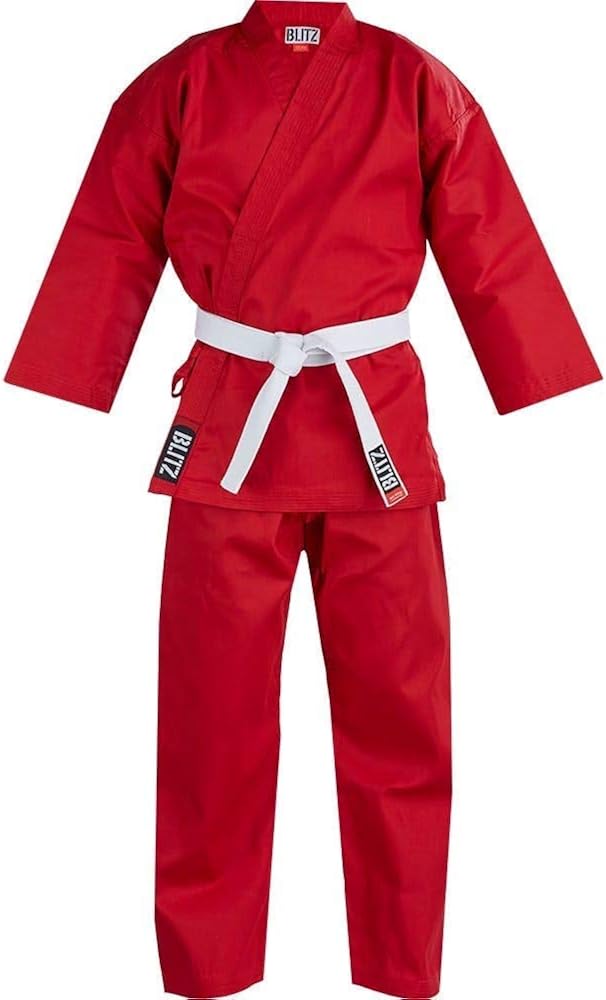 Blitz Student Karate Gi - Red - 4/170cm