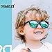 YAMAZI Kids Sunglasses Polarized Sports Fishing Baseball Unbreakable Mirrored Boys Sunglass for Toddler Child Girls Shades Beach Age 3-10