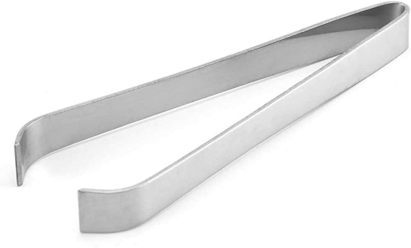 Sally Stella Sturdy Fish Bone Tweezers Pincer Remover Kitchen Tongs Tools Stainless Steel Practical(None Flat mouth)