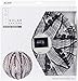 Allsop Home & Garden 31792 Soji Black & White Round Solar Lantern, Seed Leaf