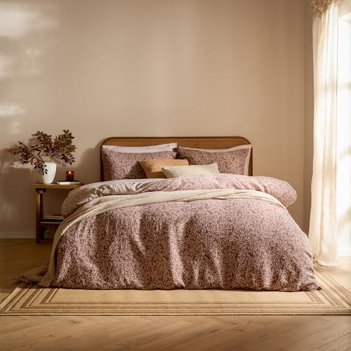 Yard Perrie Leaf Duvet Cover Set (Cinnamon, Single)