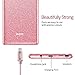 ESR Makeup Glitter Case Compatible for Samsung Galaxy Note 9, Glitter Sparkle Bling Case Protective Cover [Three Layer][Supports Wireless Charging] for Galaxy Note 9 6.4 inch, Rose Gold