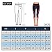 IMIDO Women's Yoga Capri Pants Sport Tights Workout Running Leggings with Side Pocket (L, Hot Pink Capri Pants)